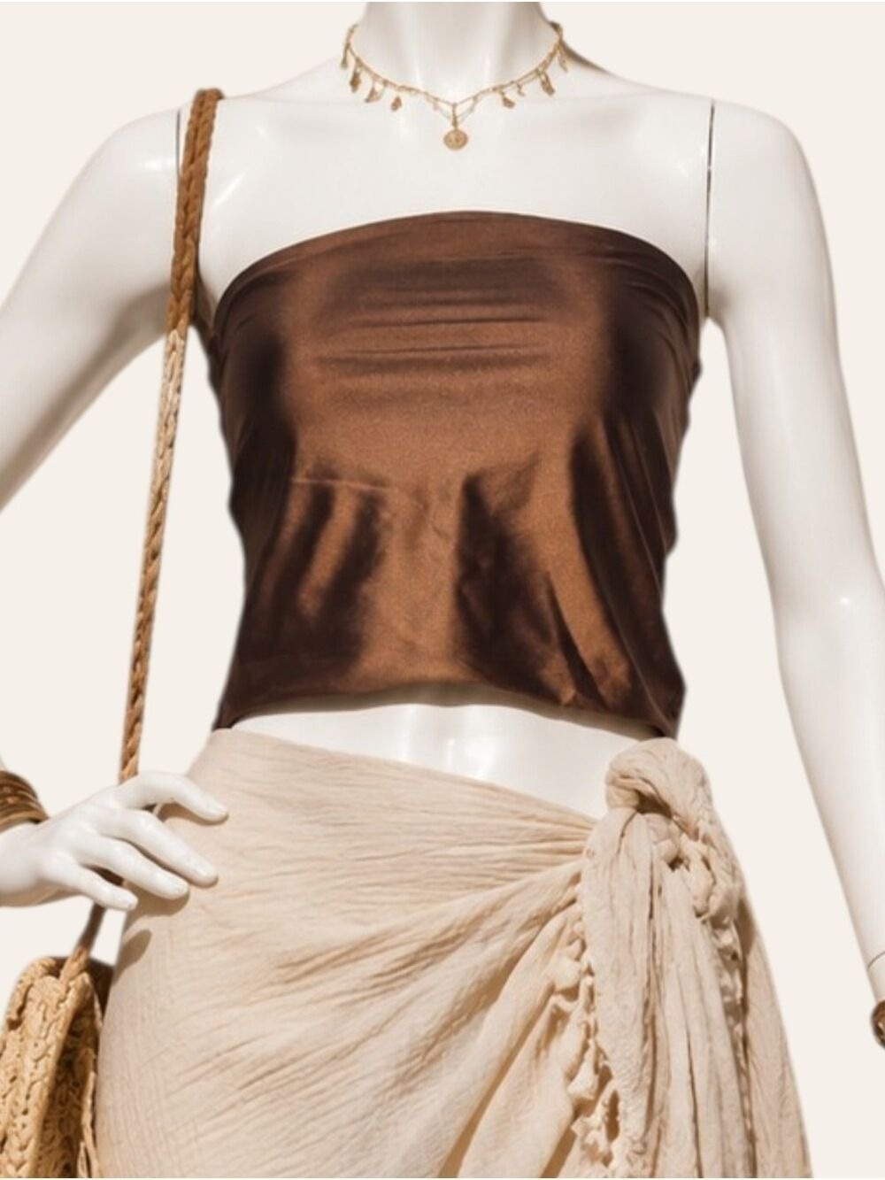 Desert Luxe Euro Summer | RD Style Copper Balla Bustier NWT Size M ☀️🤎